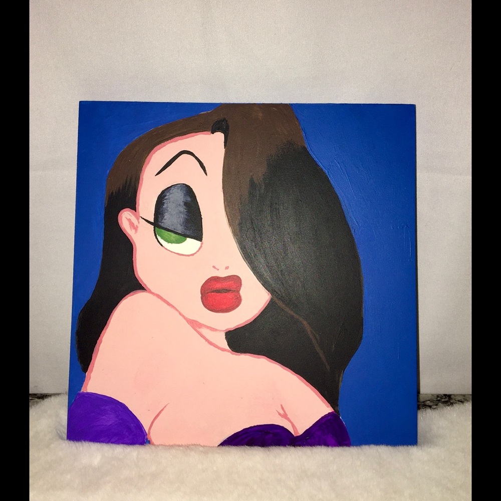 Original Art on Gesso Board by JED Sz: 8” X 8”